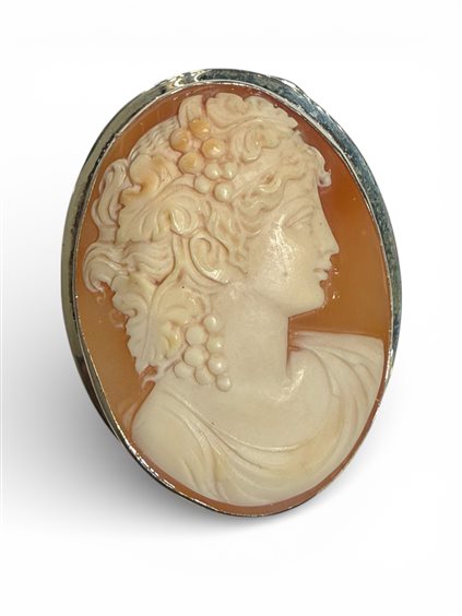 Broche Mandile 1922 Femme Cammei  in Argent Conchiglia 2MSPCM24 - 2MSPCM24